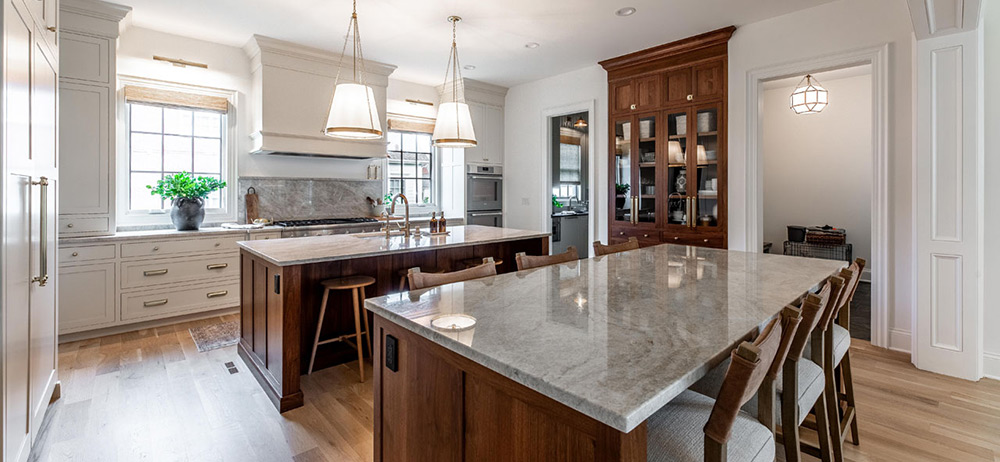 Interior of luxury home kitchen